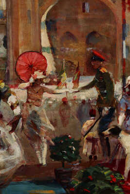 Бертолан Вигг. Праздник Российской империи на главной площади Самарканда